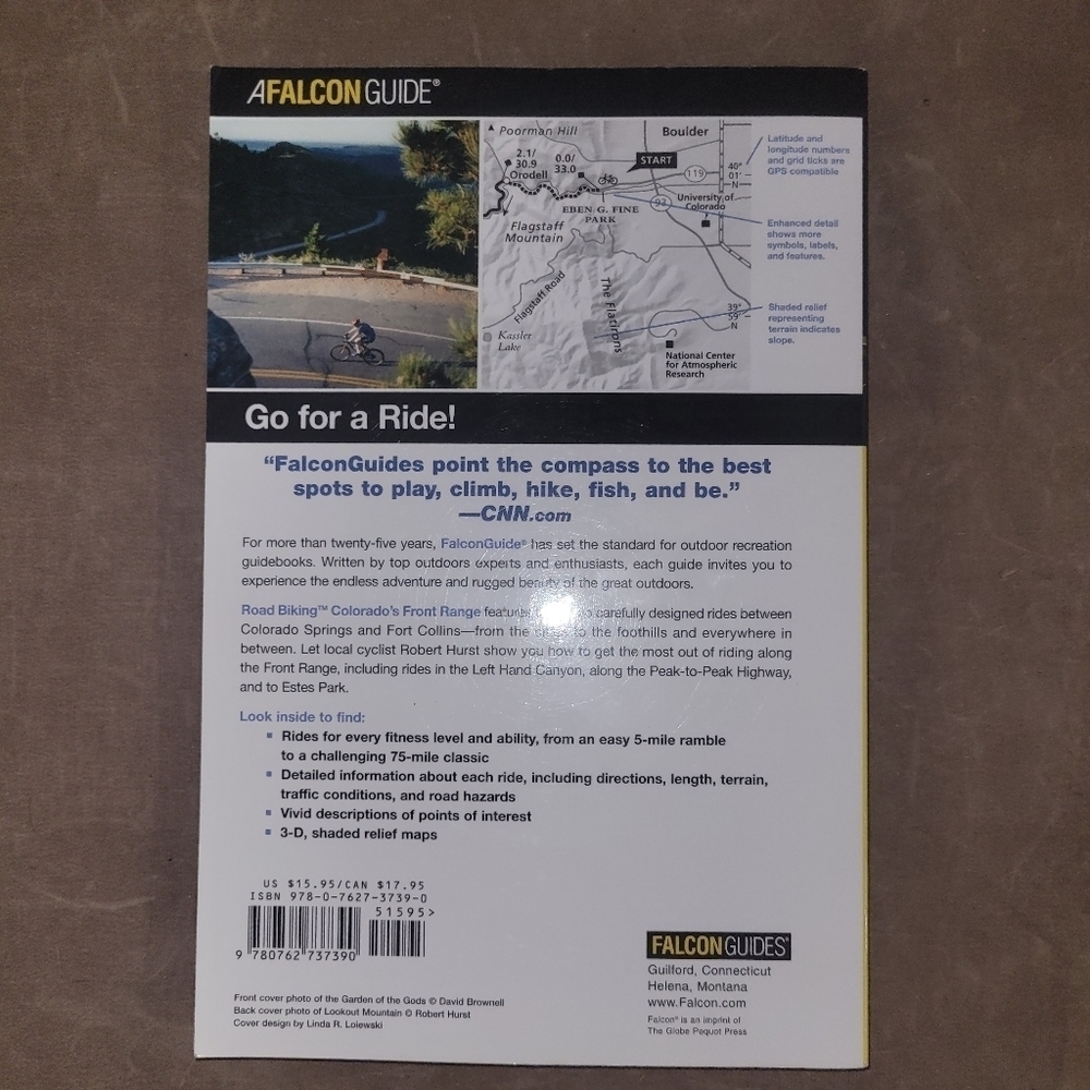 Road Biking Colorado Front Range Book - Picture 3 of 3